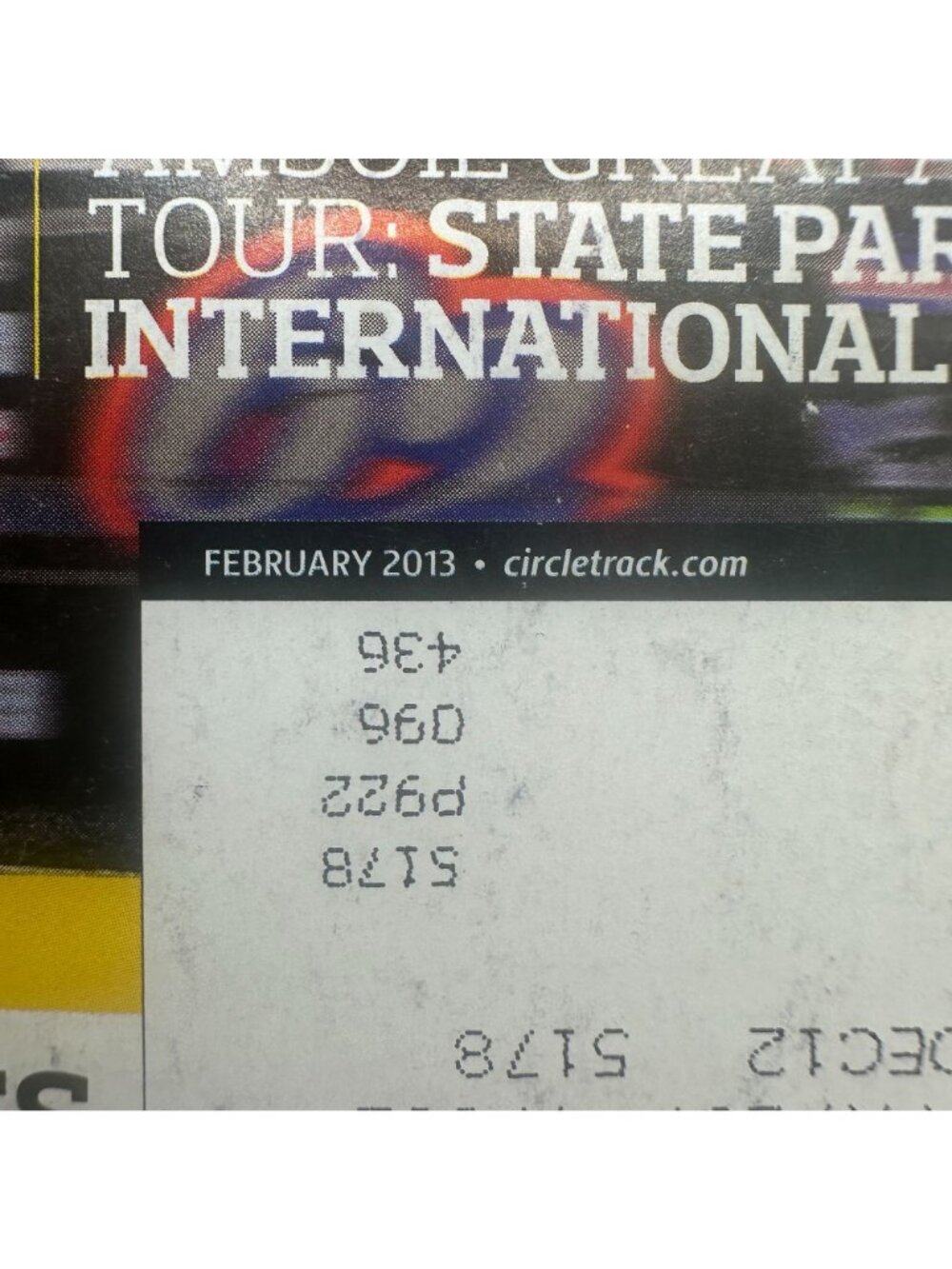 Circle Track Magazine February 2013 Advanced Racing Technology Issue Pre-Owned - Picture 2 of 3